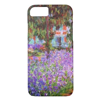 The Artist's Garden At Giverny By Monet Iphone 8/7 Case by GalleryGreats at Zazzle