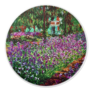 The Artist's Garden at Giverny by Monet Ceramic Knob