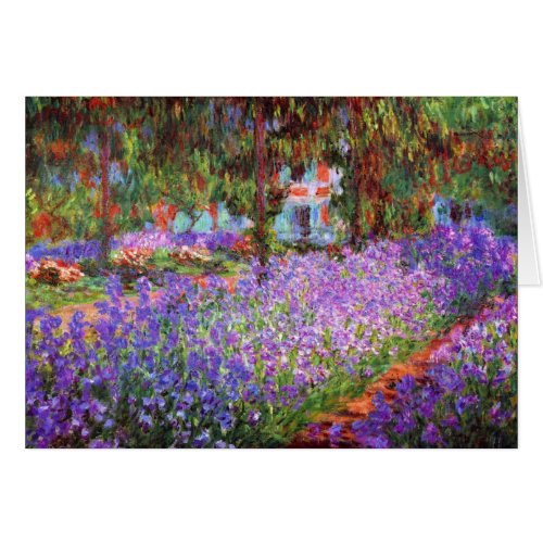 The Artists Garden at Giverny by Monet Fine Art