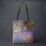 The Artist's Garden at Giverny by Monet Tote Bag<br><div class="desc">The Artist's Garden at Giverny impressionist painting by Claude Monet,  1900.  Fine art tote bags.</div>