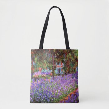 The Artist's Garden At Giverny By Monet Tote Bag by GalleryGreats at Zazzle