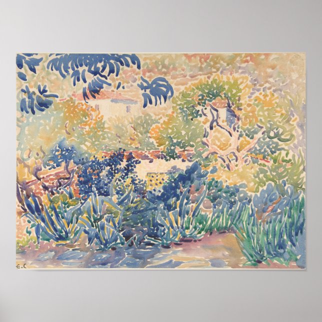 The Artist's Garden at Saint-Clair | 1904-5 Poster (Front)