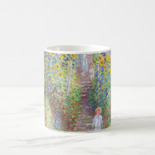 The Artist's Garden at Vétheuil by Claude Monet Coffee Mug