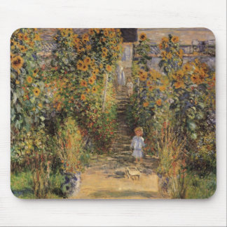 The Artist's Garden at Vetheuil by Claude Monet Mouse Pad