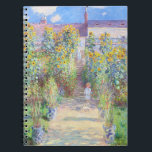 The Artist's Garden at Vétheuil by Claude Monet Notebook<br><div class="desc">The Artist's Garden at Vétheuil
by Claude Monet</div>