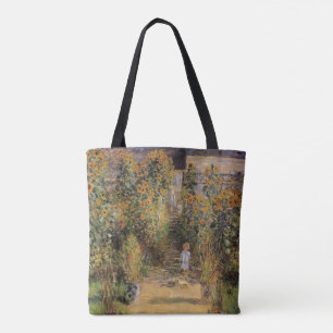 The Artist's Garden at Vetheuil by Claude Monet Tote Bag