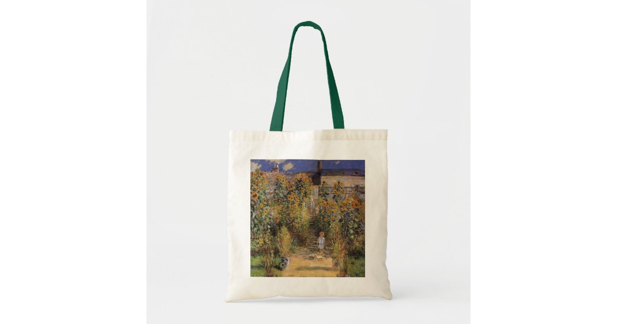 Claude Monet Inspired Tote Bag Impressionism Art Movement 