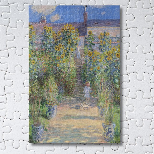 The Artist's Garden at Vétheuil, Monet Jigsaw Puzzle (Creator Uploaded)