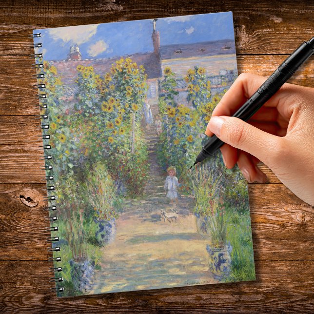 The Artist's Garden at Vétheuil, Monet Notebook (Creator Uploaded)