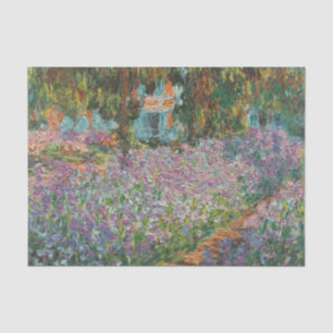 The Artist's Garden by Claude Monet Tissue Paper