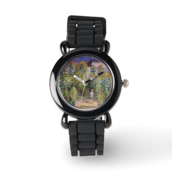 The Artist's Garden By Claude Monet Watch by colorfulworld at Zazzle