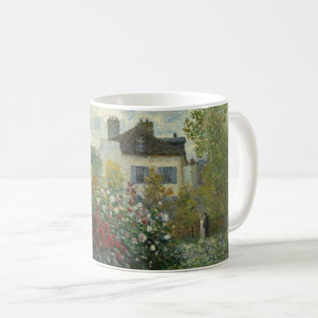 The Artist's Garden in Argenteuil Claude Monet Coffee Mug (Front Right)