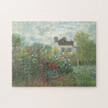 The Artist's Garden in Argenteuil Claude Monet Jigsaw Puzzle<br><div class="desc">The Artist's Garden in Argenteuil,  A Corner of the Garden with Dahlias (1873) by Claude Monet.</div>