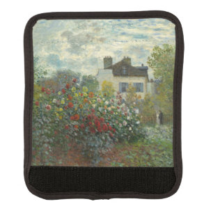 The Artist's Garden in Argenteuil Claude Monet Luggage Handle Wrap
