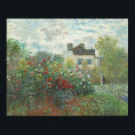 The Artist's Garden in Argenteuil Poster<br><div class="desc">The Artist's Garden in Argenteuil</div>