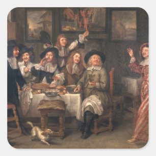 The Artists' Meal Square Sticker