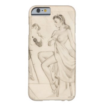 The Artist's Model Pin Up Art Barely There Iphone 6 Case by Pin_Up_Art at Zazzle