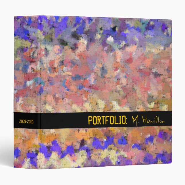 The Artist's Palette Portfolio Binder (Front/Spine)