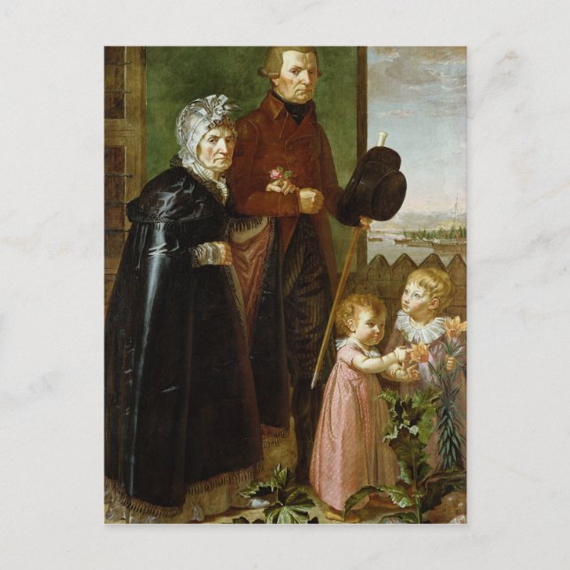 The Artist's Parents, 1806 Postcard (Front)