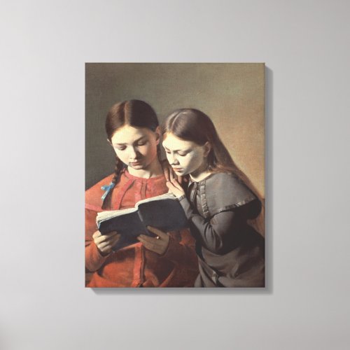 The Artists Sisters Signe and Henriette Canvas Print