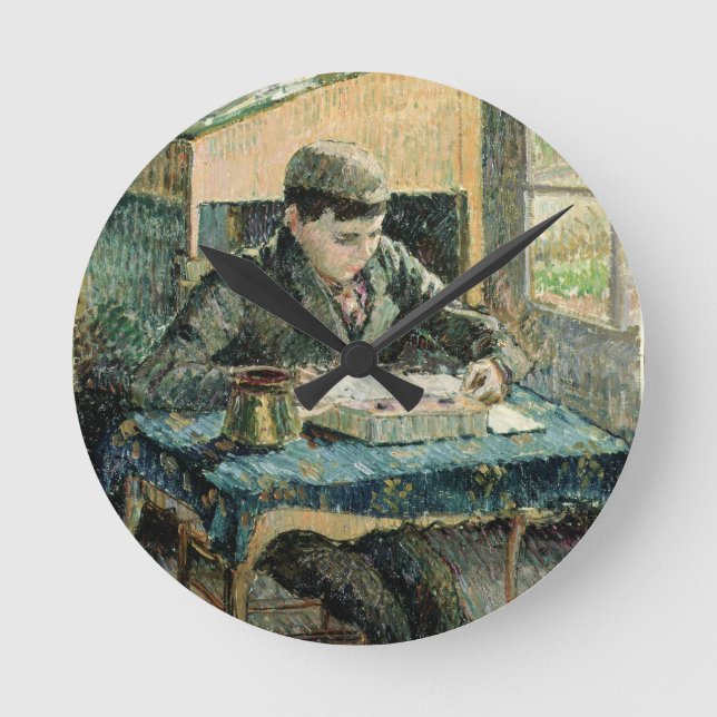 The Artist's Son, 1893 (oil on canvas) Round Clock (Front)