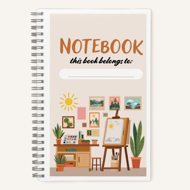 The Artist's Studio Sketch Notebook  (Front)