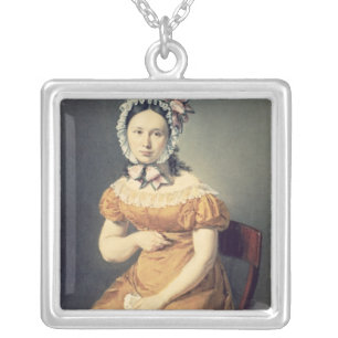 The artist's wife Catharine, 1825 Silver Plated Necklace