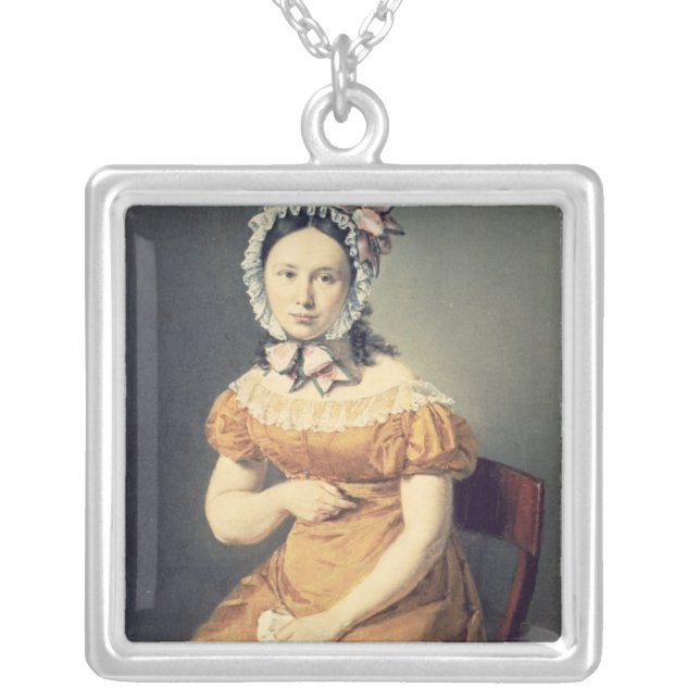 The artist's wife Catharine, 1825 Silver Plated Necklace (Front)