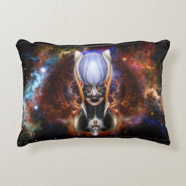 The Arzookian Princess Of Nebulous Four Accent Pillow (Front)