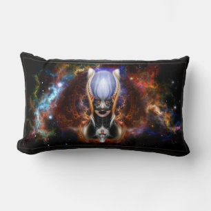 The Arzookian Princess Of Nebulous Four Lumbar Pillow