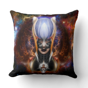 The Arzookian Princess Of Nebulous Four Throw Pillow