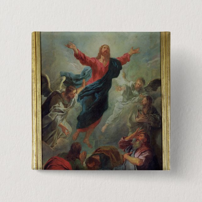 The Ascension, 1721 Pinback Button (Front)
