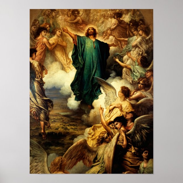 The Ascension, 1879 by Gustave Dore Poster (Front)