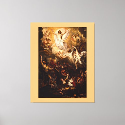 The Ascension by Benjamin West Canvas Print