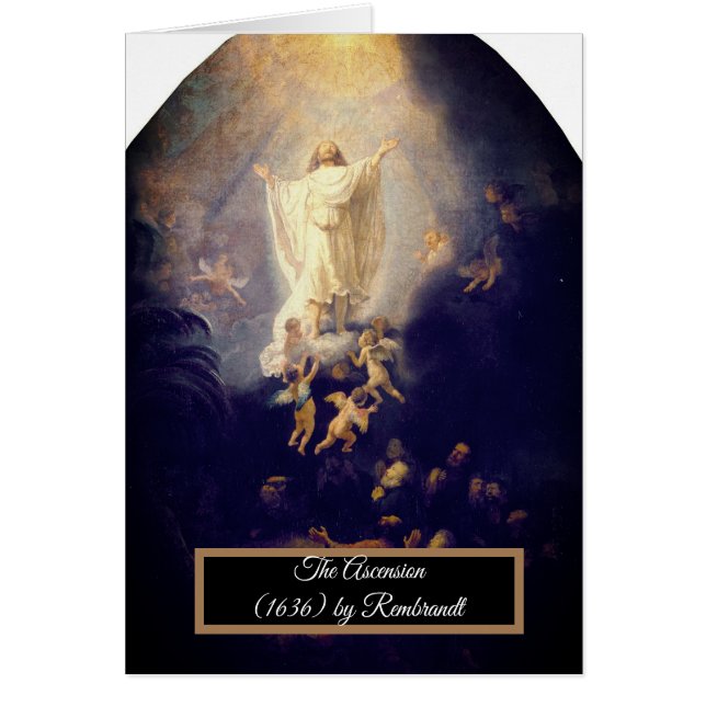 The Ascension by Rembrandt Cards (Front)