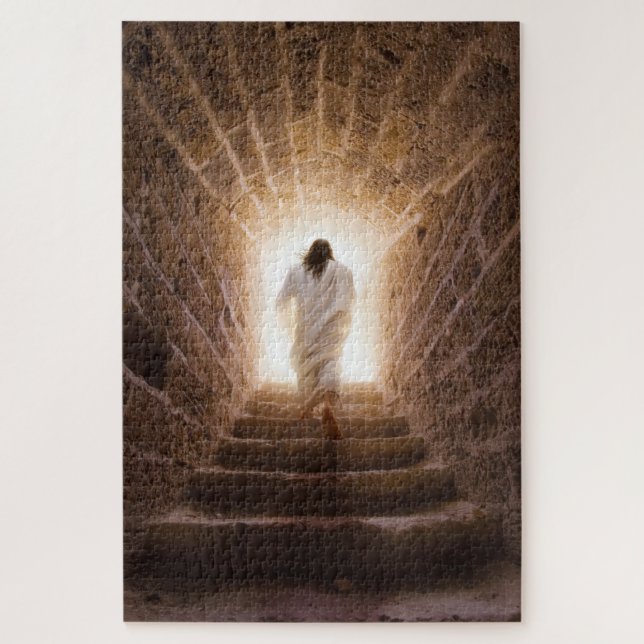 The Ascension – Jesus Walking Into the Light Jigsaw Puzzle (Vertical)