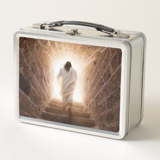 The Ascension – Jesus Walking Into the Light Metal Lunch Box