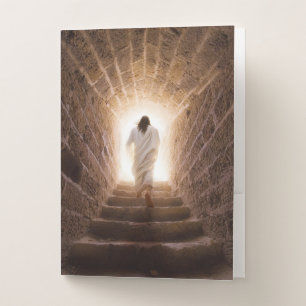 The Ascension – Jesus Walking Into the Light Pocket Folder