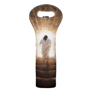 The Ascension – Jesus Walking Into the Light Wine Bag