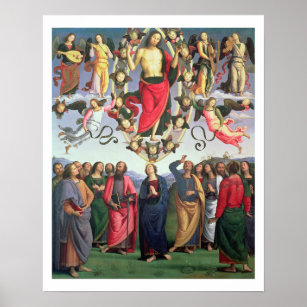 The Ascension of Christ, 1495-98 (oil on panel) Poster