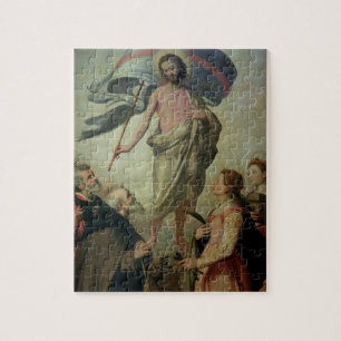 The Ascension of Christ, 1595 (oil on panel) Jigsaw Puzzle