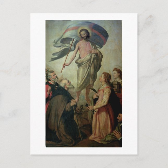 The Ascension of Christ, 1595 (oil on panel) Postcard (Front)