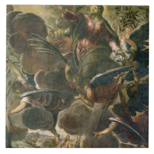 The Ascension of Christ (fresco) Ceramic Tile