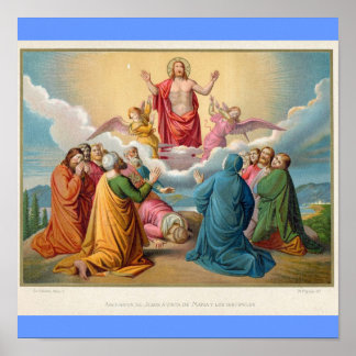 The ascension of Jesus 1879 Poster