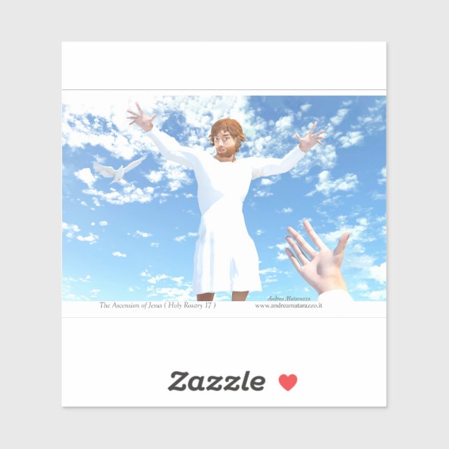 The Ascension of Jesus Sticker (Sheet)