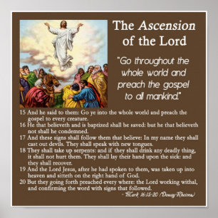 The Ascension of our Lord Poster