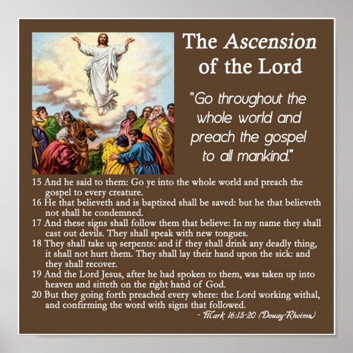 The Ascension of our Lord Poster