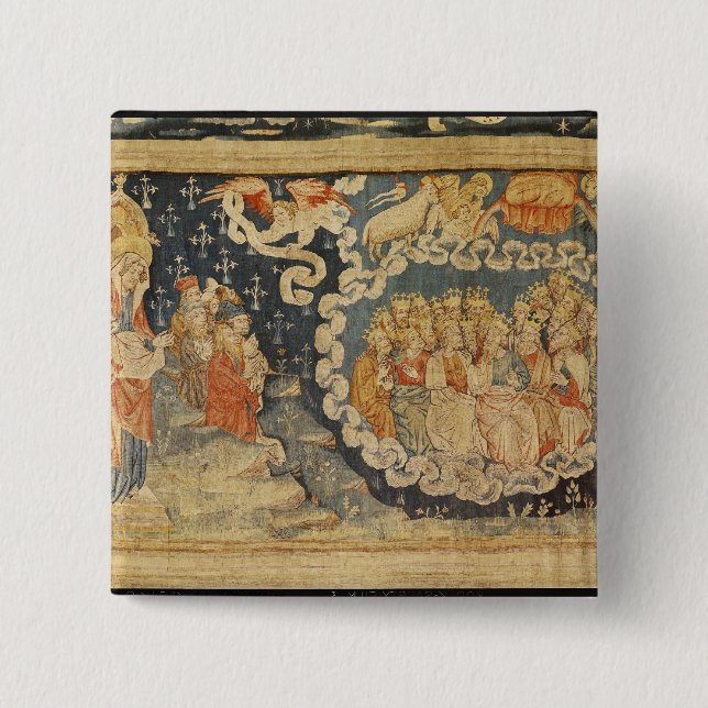 The Ascension of the Lamb Pinback Button (Front)