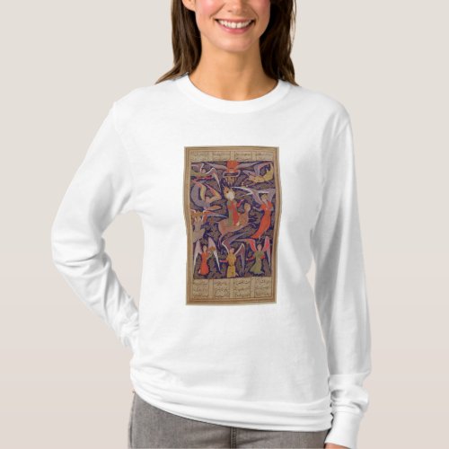 The Ascension of the Prophet Mohammed Persian T_Shirt