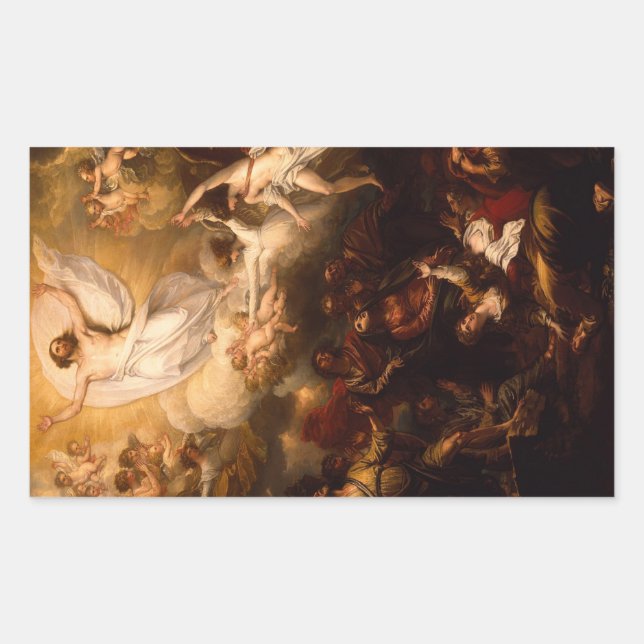 'The Ascension' Rectangular Sticker (Front)
